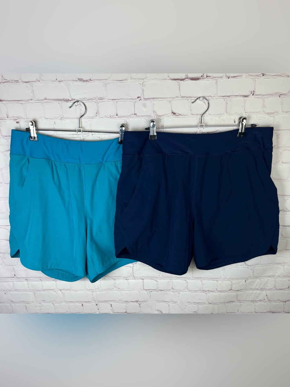 TWO Pairs of Lands' End Shorts Style Swim Bottoms